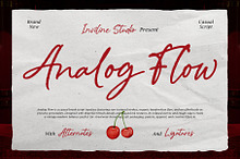 Analog Flow - Casual Brush Script