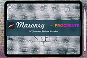 Masonry for Procreate X5, a Brush Add-On by Graphics Resources (Thumbnail 4 of 12)