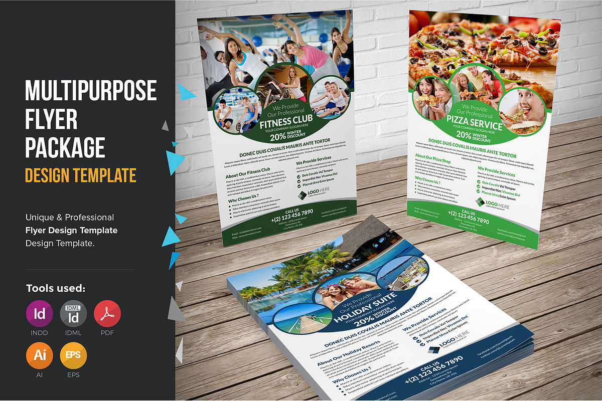 Product Promotion Flyer Template, a Flyer Template by JanySultana (Photo 1 of 5)