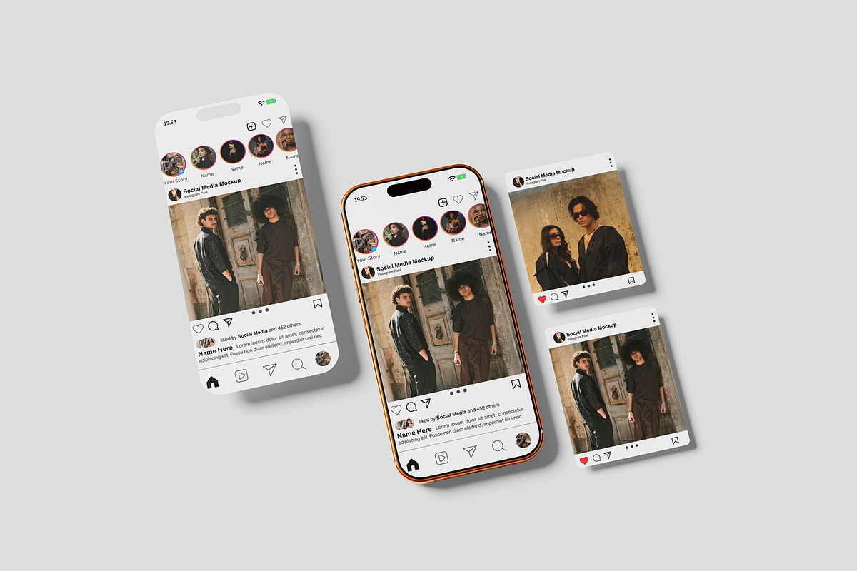 Social Media Mockup, an iPhone Mockup by seramoe (Photo 4 of 5)
