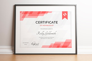 Certificate of Membership 
