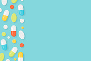 Medicine Pills Illustrations, a Healthcare Illustration by Julia Batsheva (Thumbnail 2 of 3)