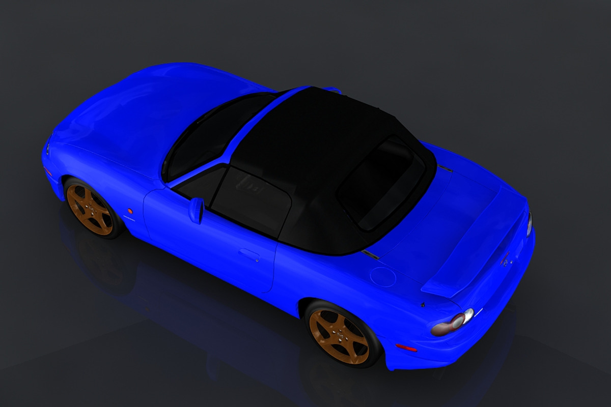 2001 Mazda Roadster Mazdaspeed, a Cars & Vehicle 3D Model by valtriiu (Photo 7 of 12)