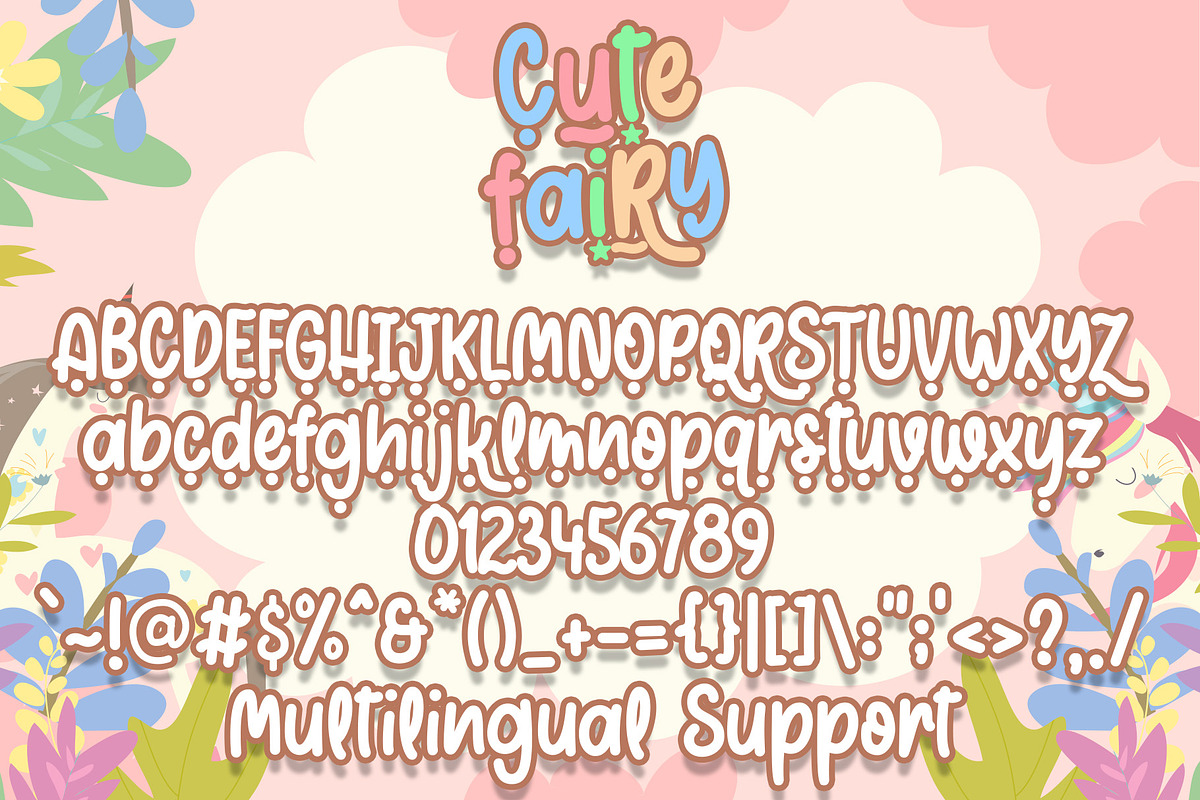Cute Fairy Font, a Handwritten Font by Dm Studio (Photo 5 of 8)