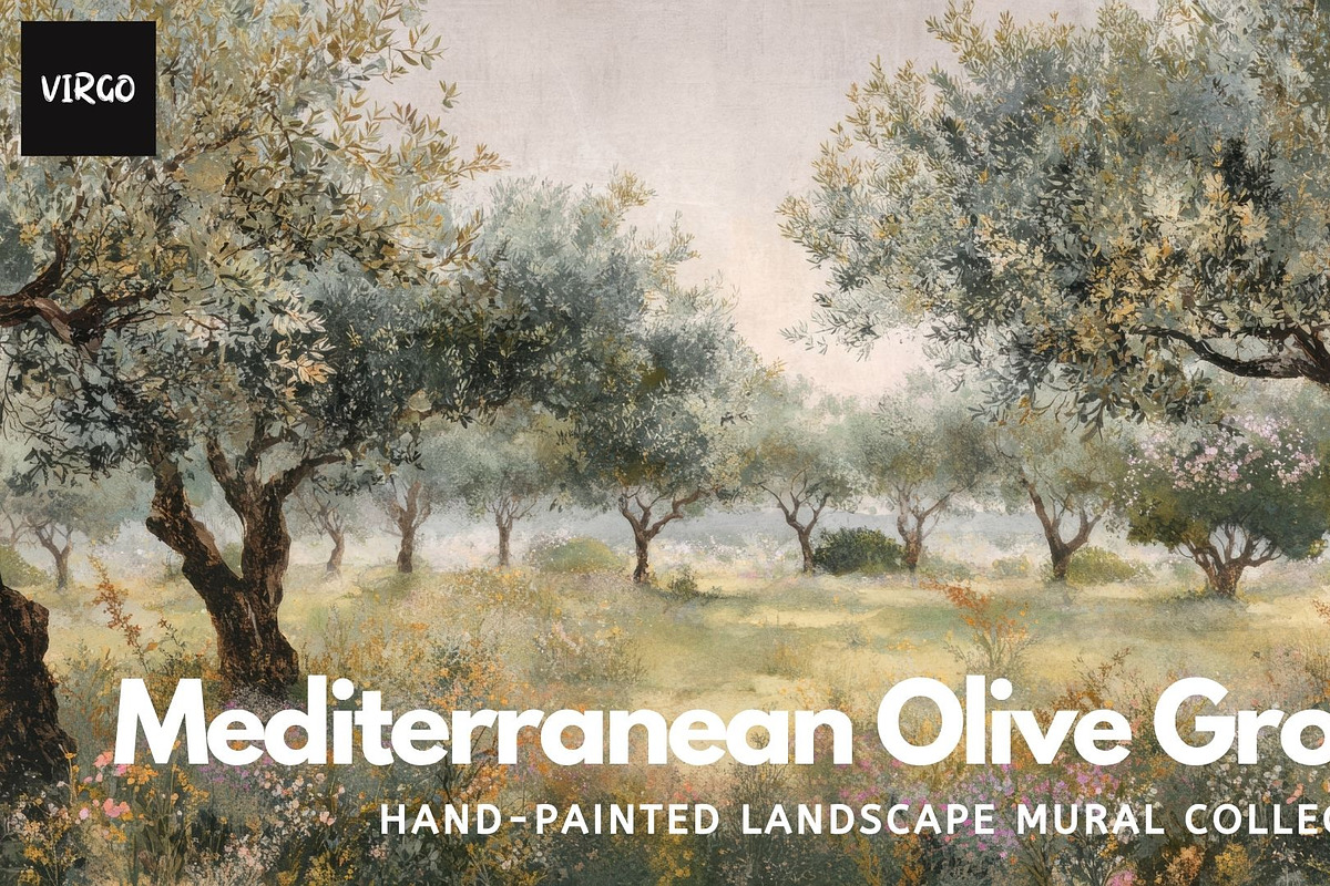 30+ Mediterranean Olive Grove Bundle, a Decorative Illustration by Virgo Studio (Photo 1 of 6)