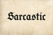 Autumn - Vintage Gothic Font, a Blackletter Font by Sk designs (Thumbnail 6 of 9)