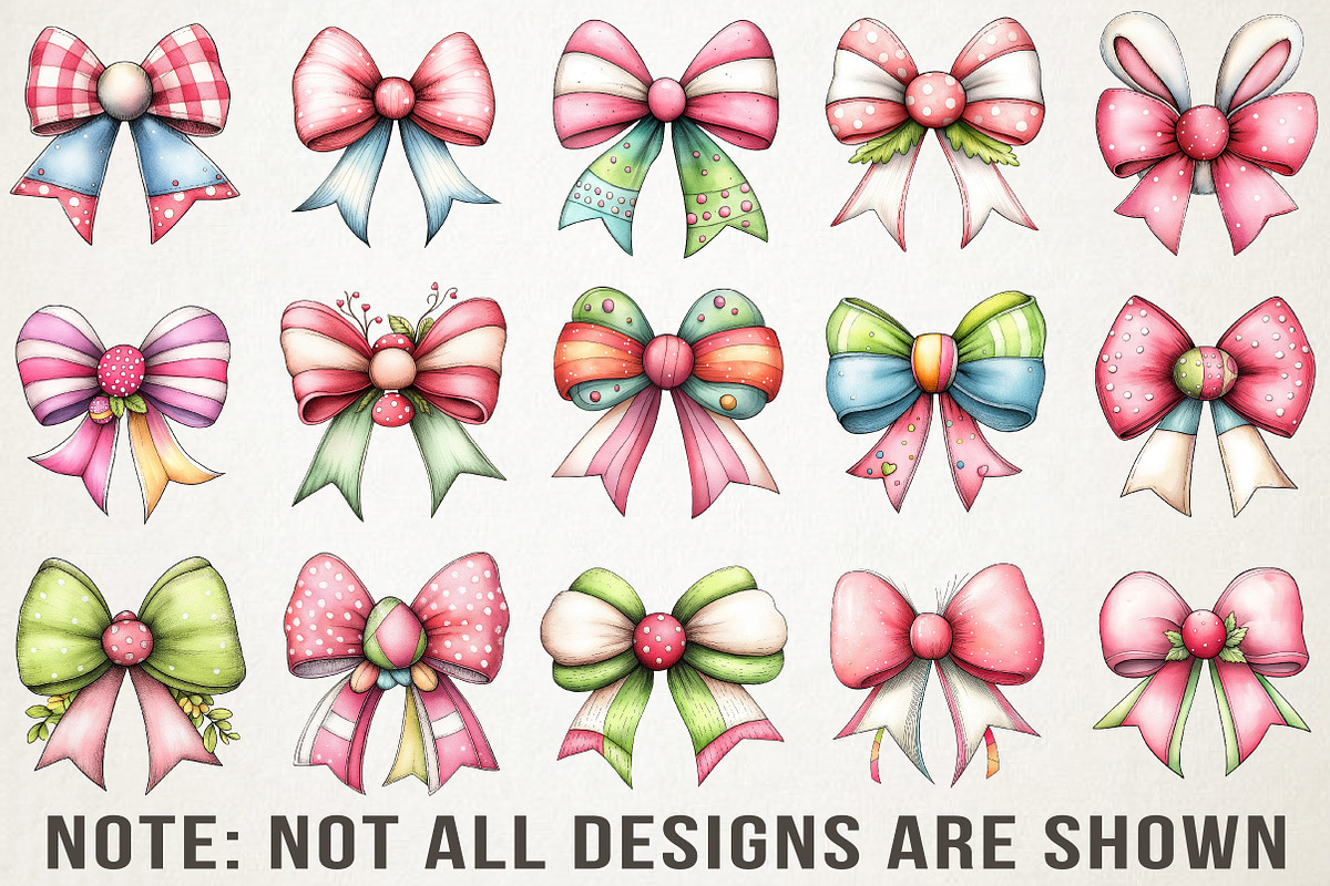 Crochet Yarn Easter Bow clipart, an Illustration by RobertsArt (Photo 4 of 4)