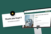 Website Template React for Furniture, a React Template by Minialis (Thumbnail 8 of 8)