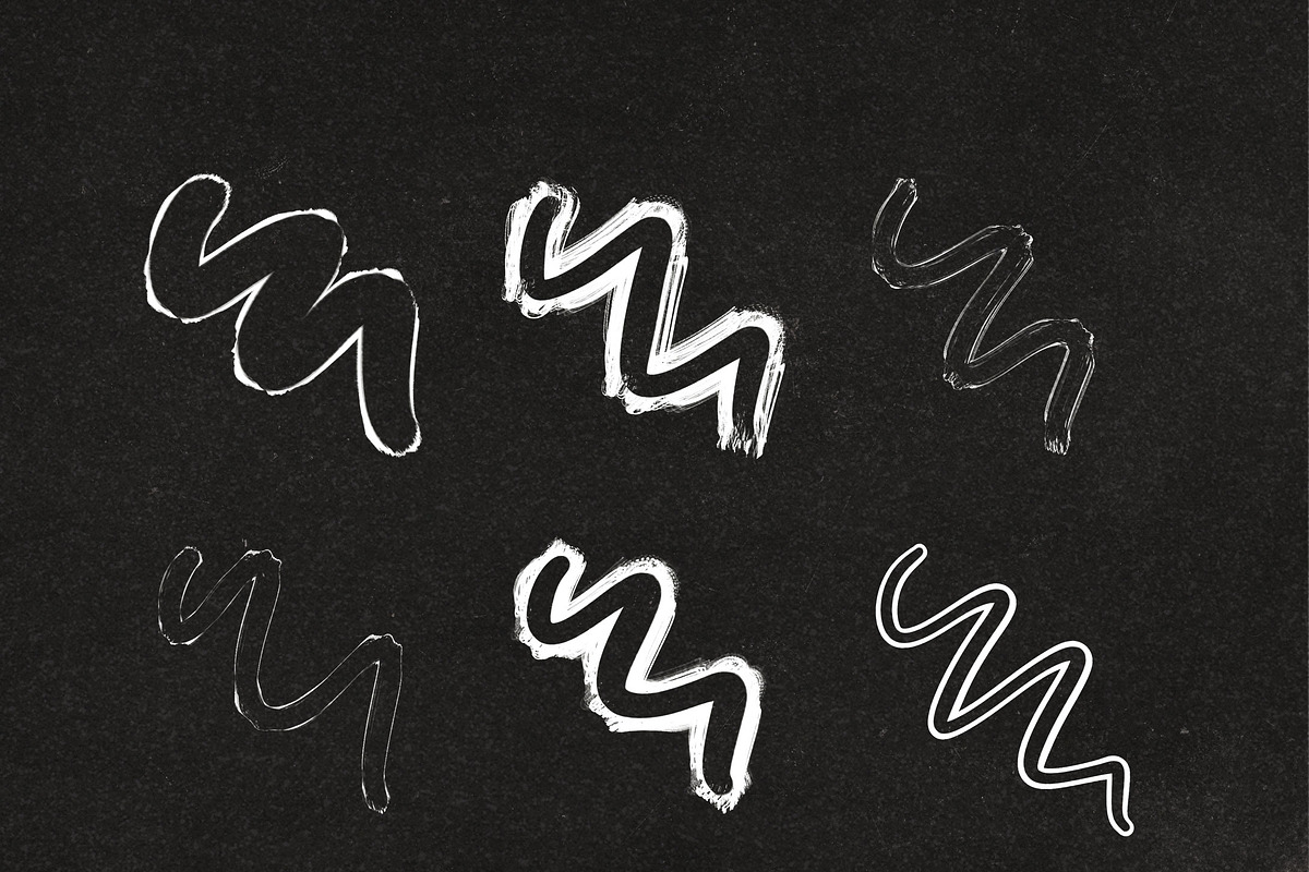 46 Outline brushes procreate, a Brush Add-On by Endete & Mazak brushes (Photo 3 of 9)