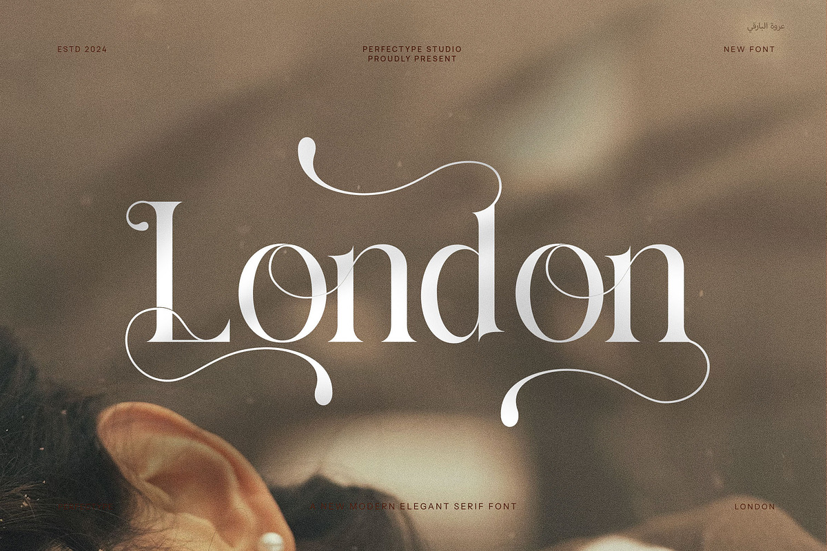 London Elegant Serif Font, a Serif Font by Perfectype (Photo 1 of 8)