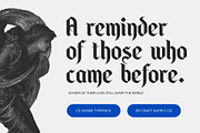 CS Shore – Gothic Font, a Blackletter Font by Craft Supply Co. (Thumbnail 2 of 8)