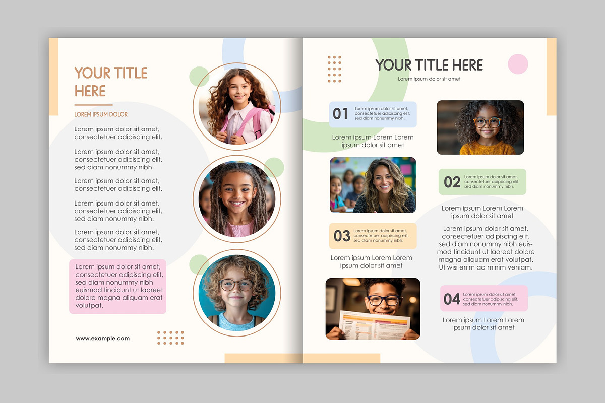 School Fundraising Brochure Layout, a Templates & Theme by studiogstock (Photo 3 of 5)