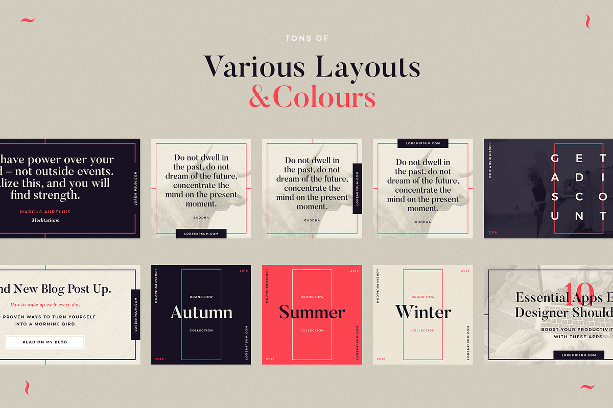 Classic Social Media Pack, a Social Media Template by Petr Knoll (Photo 3 of 5)