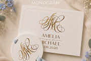 MA AM Wedding Monogram Logo, a Branding & Logo Template by LogoAV (Thumbnail 5 of 6)