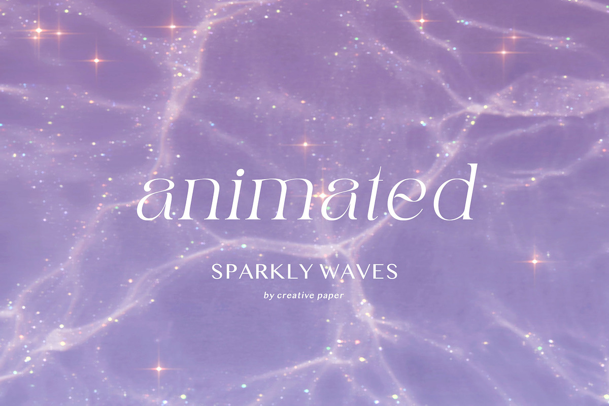 Animated Sparkly Waves Water Texture, a Texture Graphic by by creative paper (Photo 1 of 6)