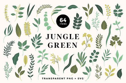Jungle Greenery - Botanical Leaves