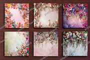 Floral Wall Digital Papers, a Background Photo by protabsorkar11 (Thumbnail 2 of 4)