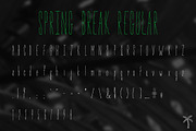 Spring Break Font + Bonus Graphics, a Sans Serif Font by Spring Break Jake (Thumbnail 4 of 6)