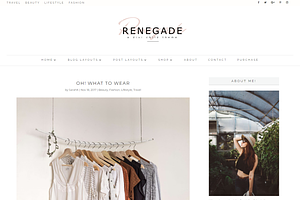 Renegade WordPress Divi Blog Theme