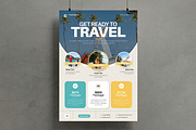 Travel Package Flyer Template, a Flyer Template by MightyDesign (Thumbnail 1 of 8)