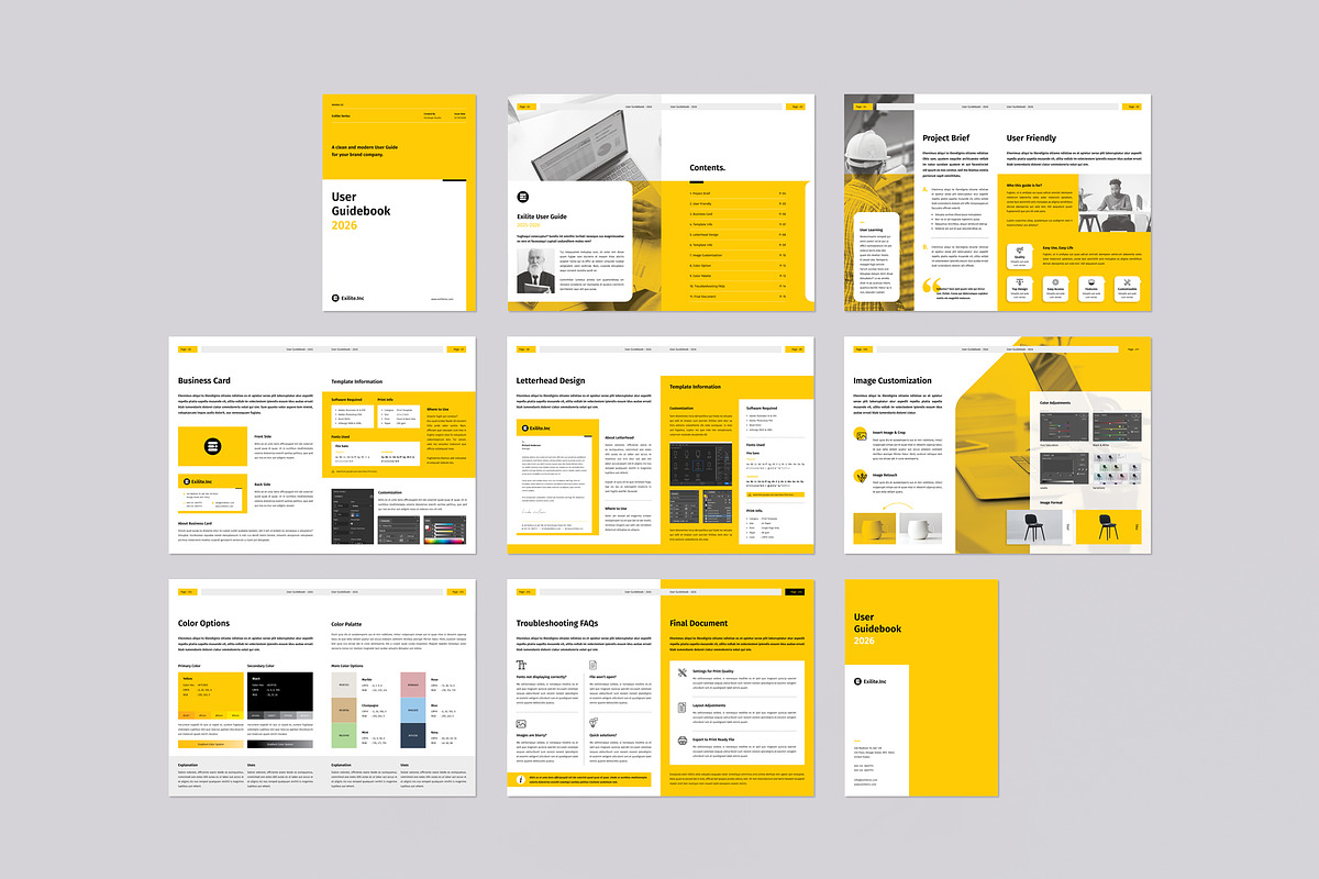 User / Help Guide, a Brochure Template by Orcshape Studio (Photo 9 of 10)