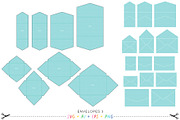 Envelopes Bundle SVG Cutting Files, an Invitation Template by Miss Tiina (Thumbnail 4 of 11)