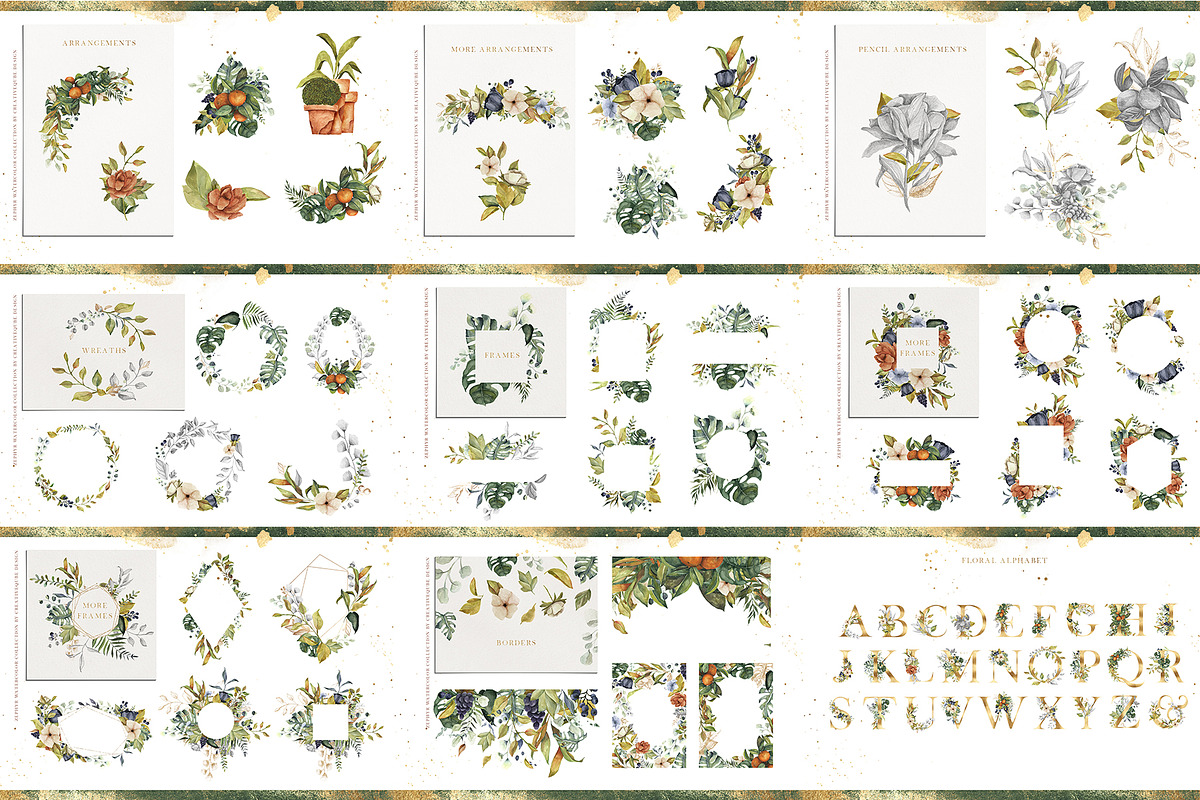 The Amazing Watercolor Bundle, an Object Illustration by Creativeqube Design (Photo 72 of 75)