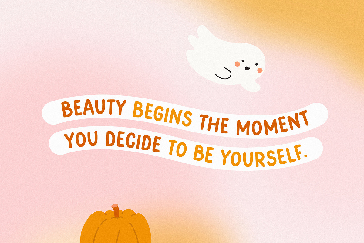 Spooky Vibes | Cute font, a Font by JuliaVolkova (Photo 6 of 10)