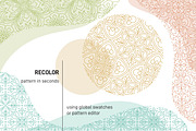 Monoline Ornaments, a Pattern Graphic by Crystal Line (Thumbnail 8 of 9)