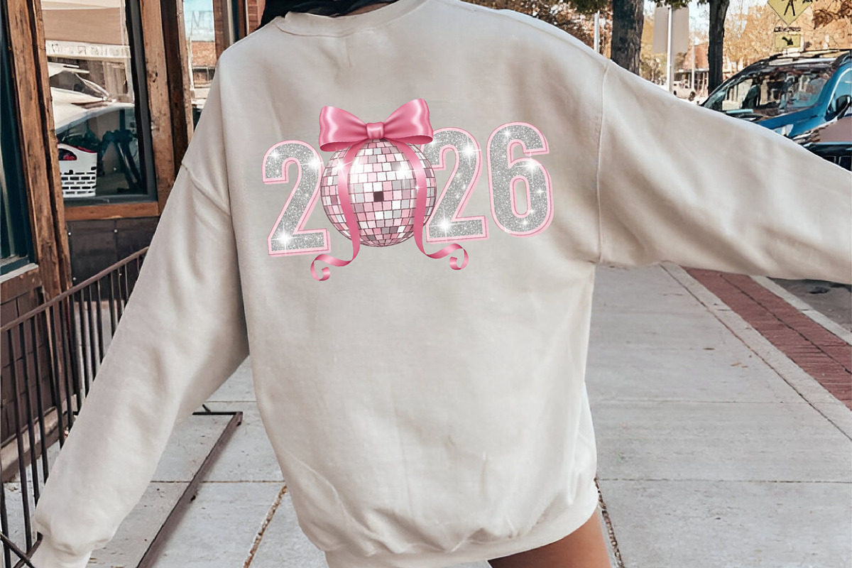 Pink Coquette New Year 2026 Png, an Illustration by SinaCreation (Photo 6 of 10)