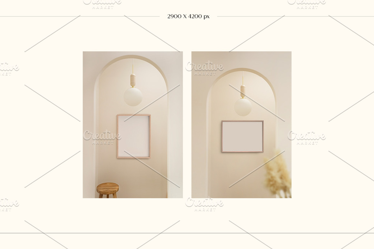 Frame Mockup Bundle, a Print Template by LOPEstudio (Photo 5 of 11)