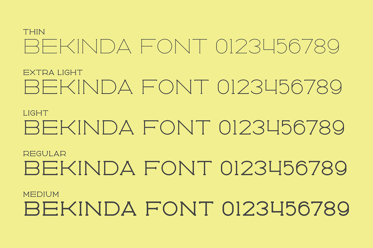 Bekinda, a Slab Serif Font by PHD Studios (Photo 3 of 6)