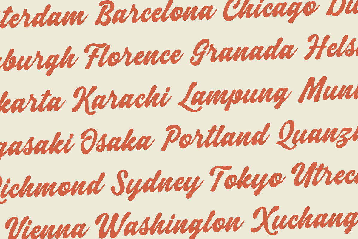 Velnica a Classic Bold Script Font, a Script Font by Blankids Studio (Photo 6 of 9)