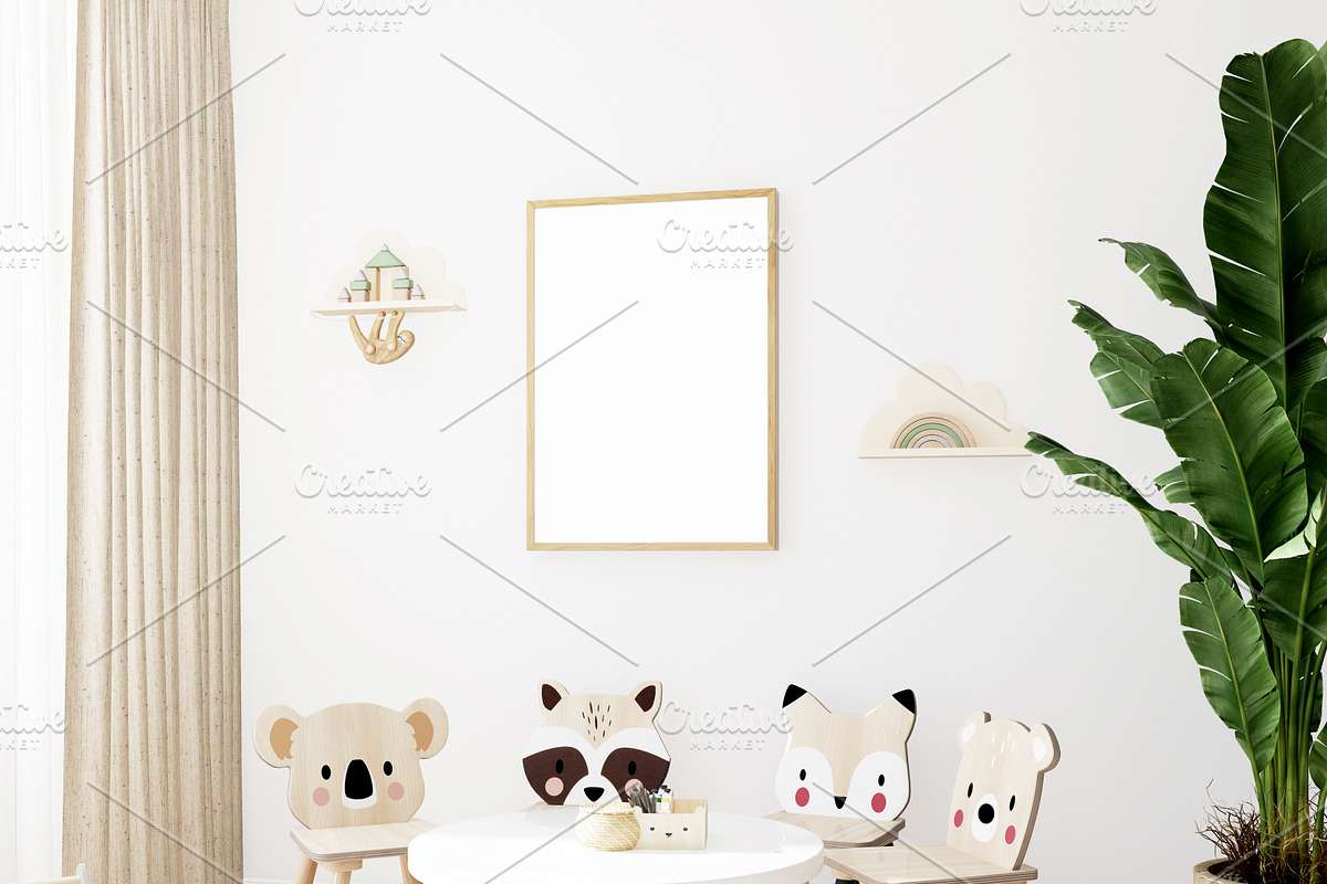 Frame Mockup Bundle Kids - 14, a Print Template by Mockup Shop (Photo 9 of 21)