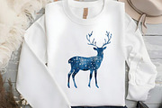 Christmas Blue Clipart PNG, an Illustration by DreamCafeArt (Thumbnail 6 of 7)