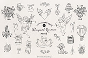 Whimsical Love Line Art Illustration, an Object Graphic by Essentially Nomadic (Thumbnail 1 of 7)