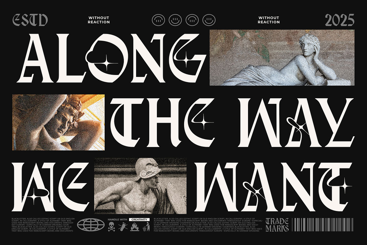 Doverise Typeface, a Blackletter Font by alit design (Photo 9 of 20)