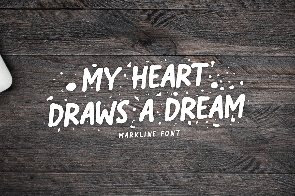 Markline | Organic Marker Font, a Handwritten Font by Ariya Works (Photo 8 of 9)