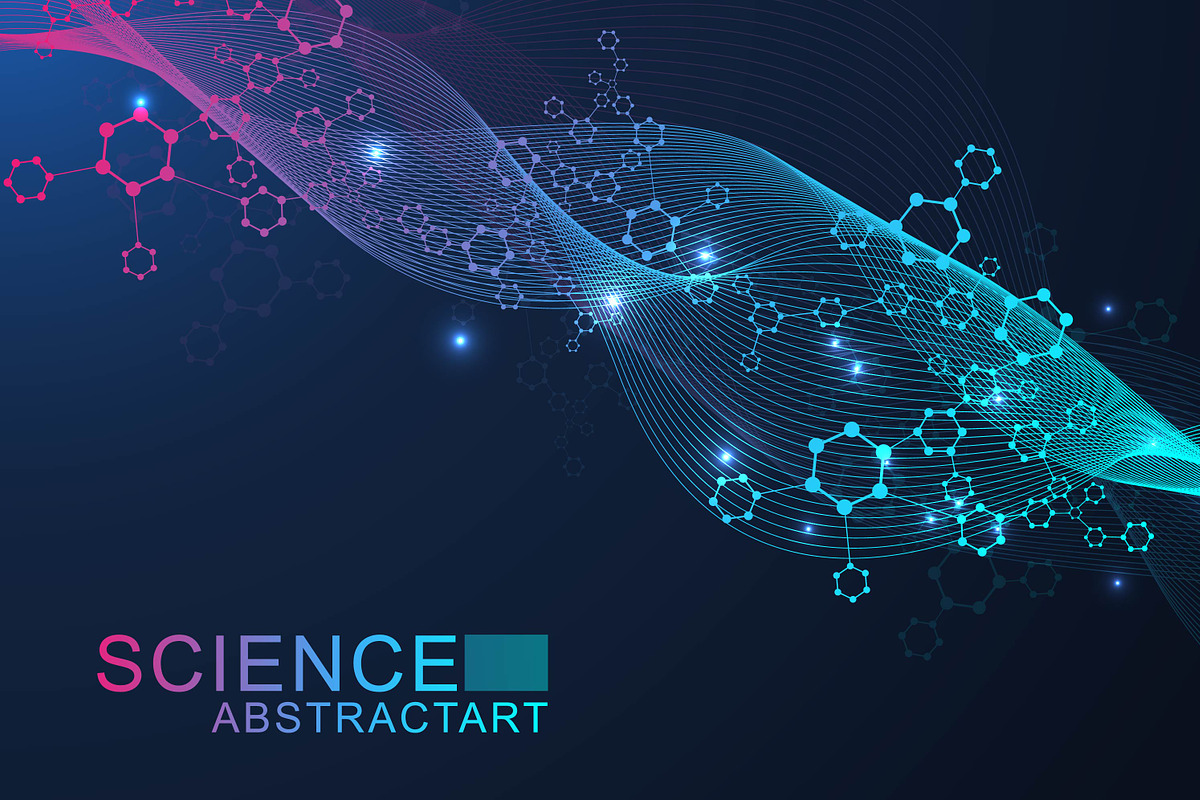 Modern scientific background, a Background Graphic by pro500