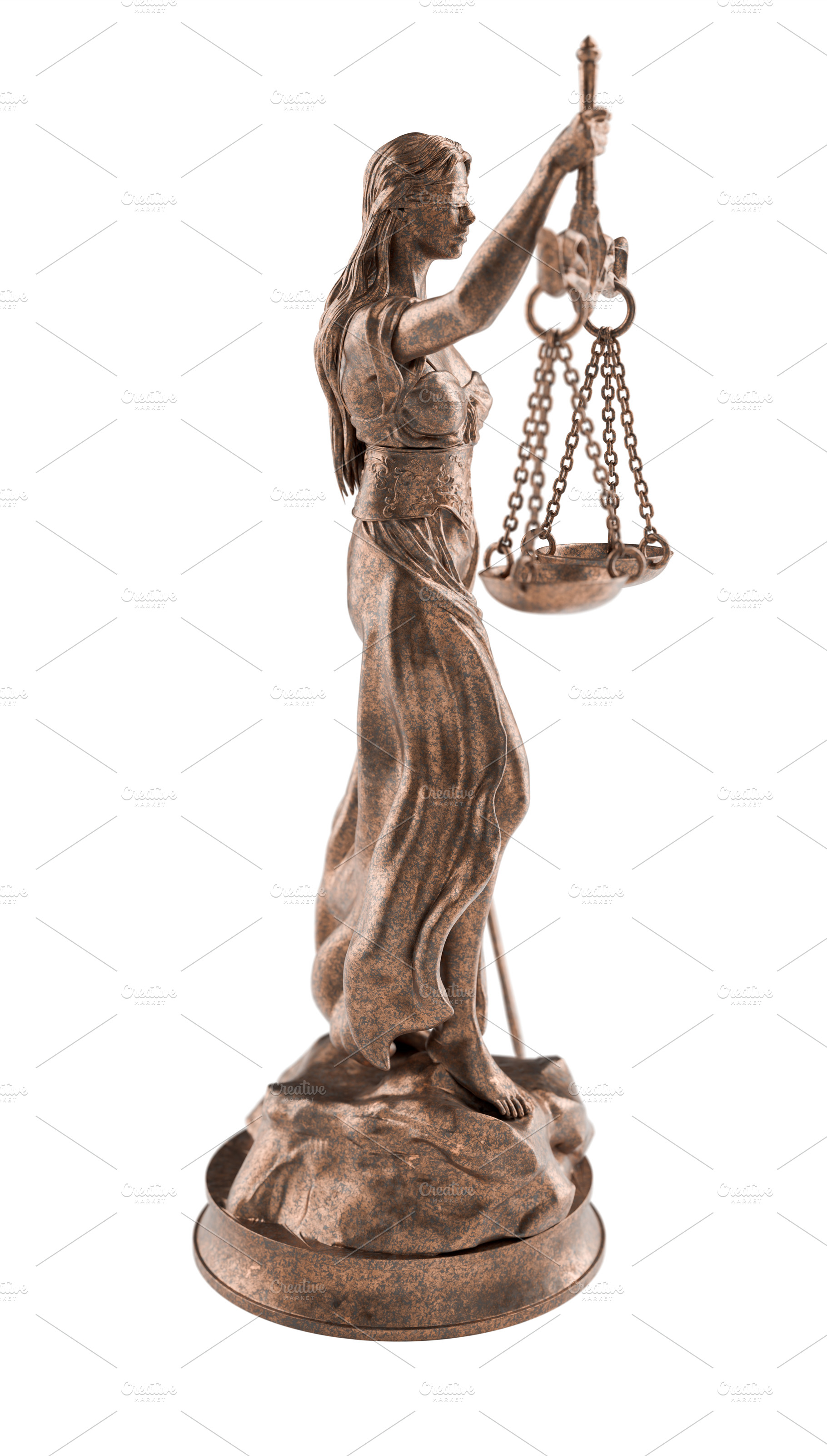 Bronze Lady of Justice Statue, an Arts & Entertainment Photo by Andy Dean Photography