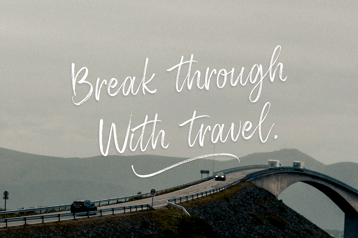 Black Borough Brush Font, a Script Font by sizimon (Photo 3 of 9)