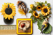 Sunflowers Realistic PNG Objects, an Object Graphic by Iconogenic (Thumbnail 8 of 8)