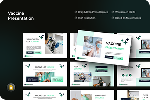 Vaccine Presentation Google Slides, a Presentation Template by SquidPixey