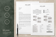 Modern Creative CV / Resume Template, a Resume Template by Jack Laurie Design (Thumbnail 2 of 4)