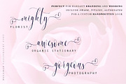 Melamar Calligraphy, a Script Font by Aldedesign (Thumbnail 7 of 11)