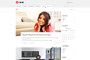 9Nine - Clean PSD Design, a WordPress Template by ColorByt (Thumbnail 3 of 5)