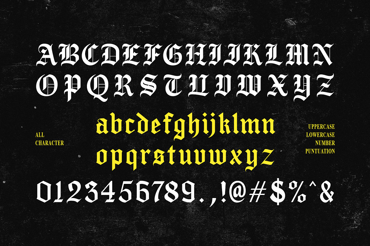 Cathdra - Gothic Blackletter Font, a Blackletter Font by Indotype Foundry (Photo 2 of 10)