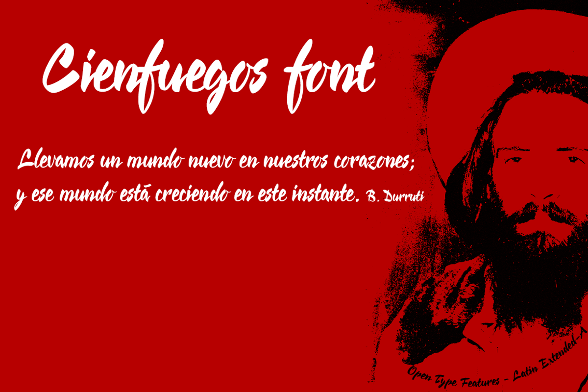 Cienfuegos font preview 2