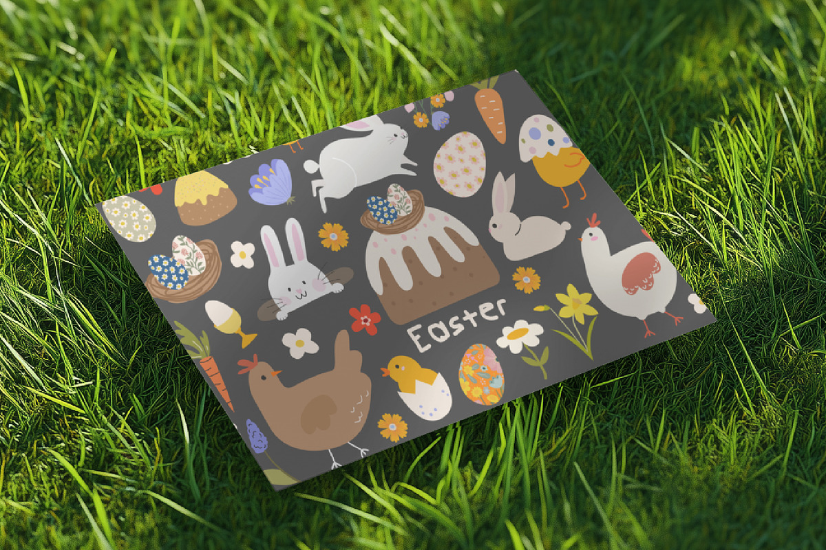 Easter Clipart Collection, a Decorative Illustration by Luamor (Photo 3 of 17)