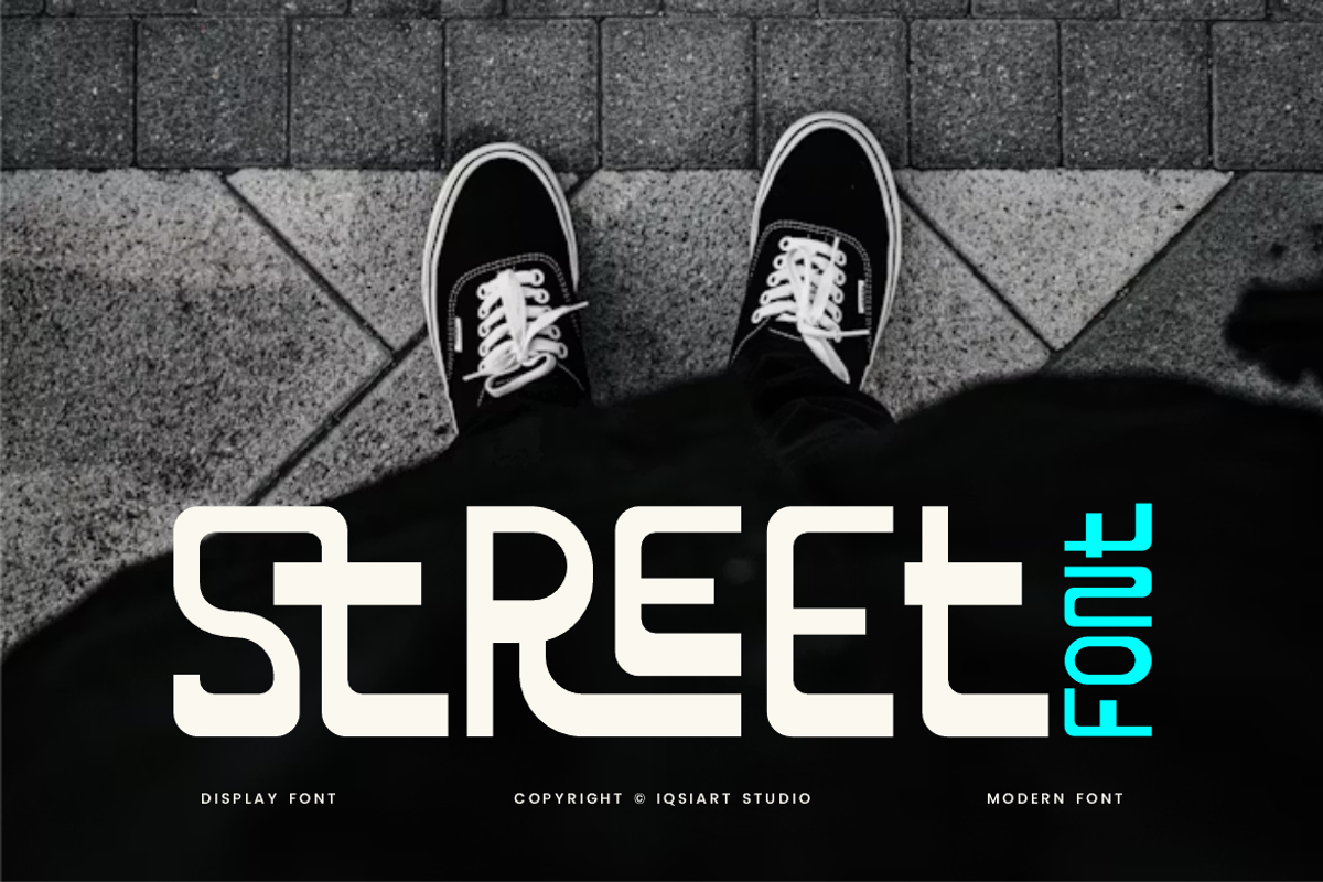 Steraw - Modern Street Font, a Sans Serif Font by Iqsiart Studio (Photo 2 of 8)